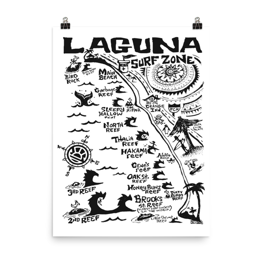 LAGUNA Map Poster