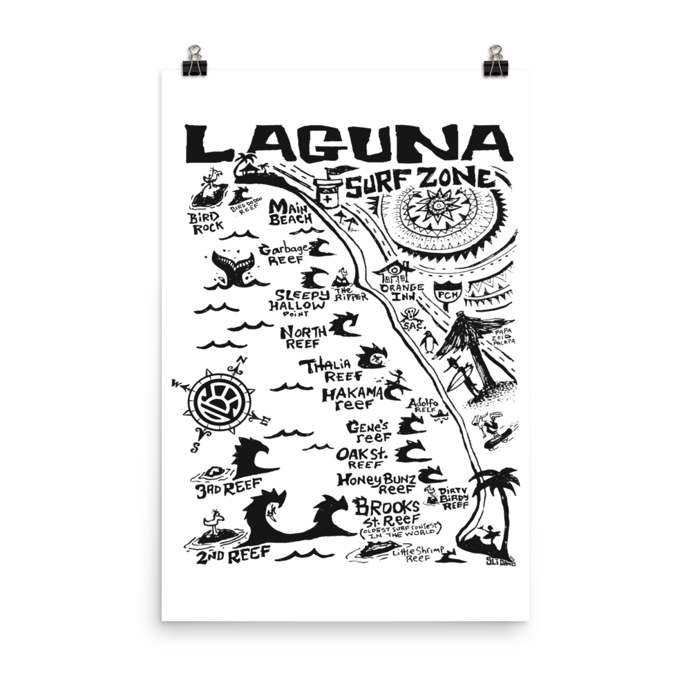 LAGUNA Map Poster