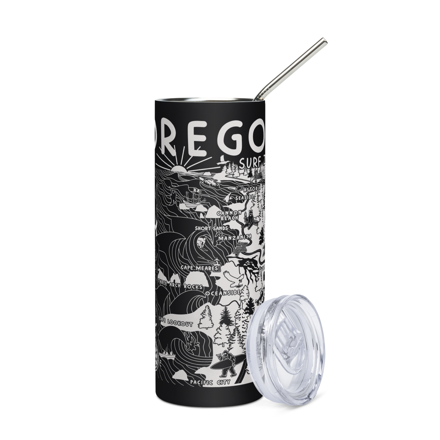 OREGON Stainless Steel Map Tumbler