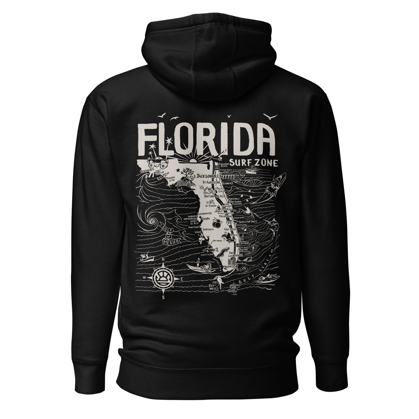 FLORIDA Unisex Map Hoodie