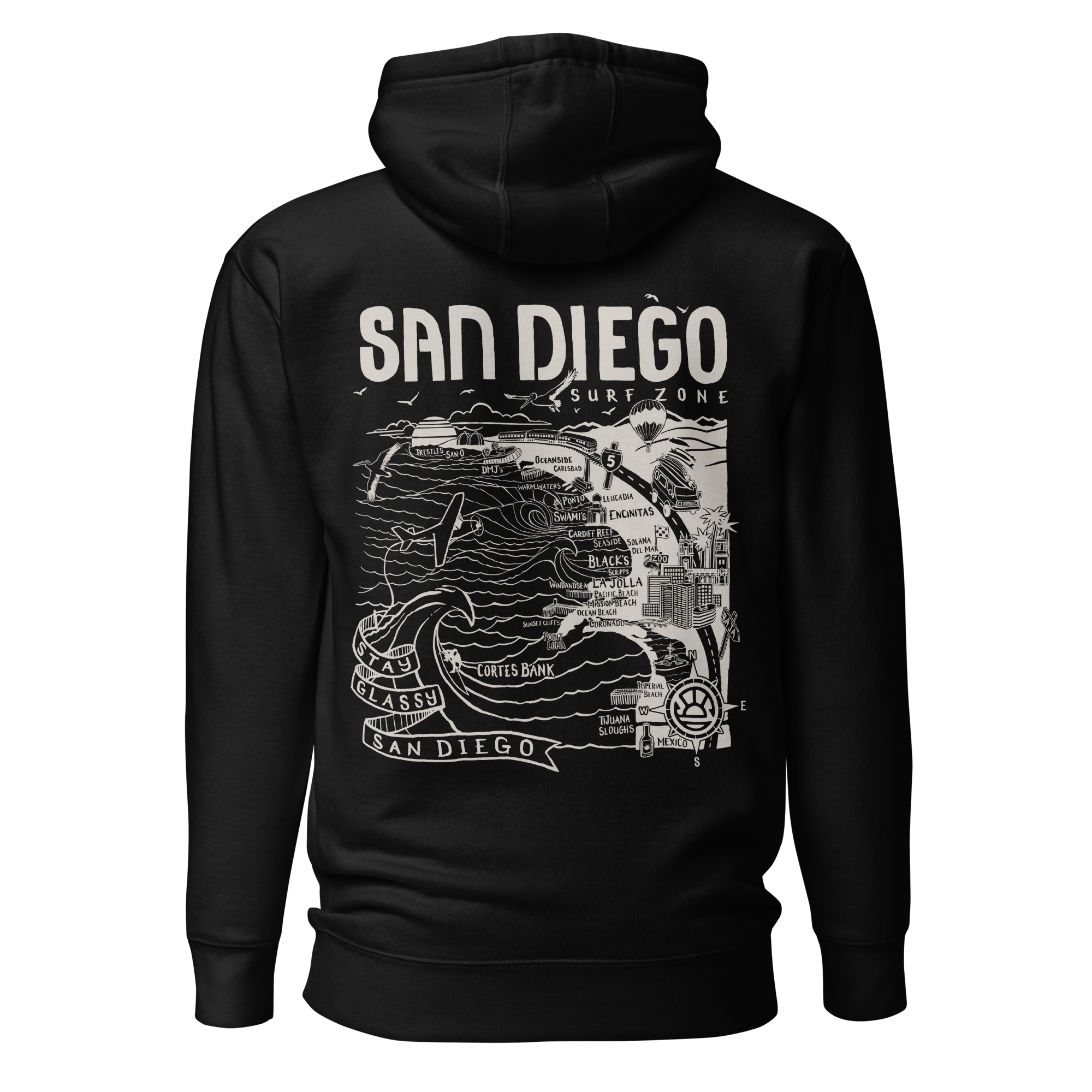 Startup San Diego Zip Up hoodie - Startup San Diego