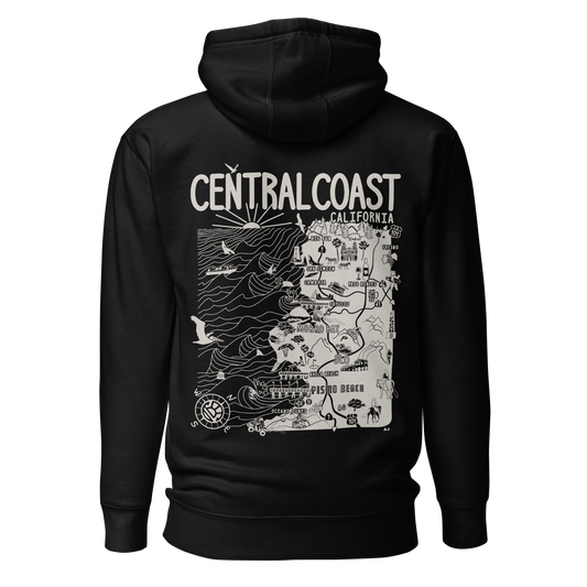 CENTRAL CALIFORNIA Unisex Map Hoodie