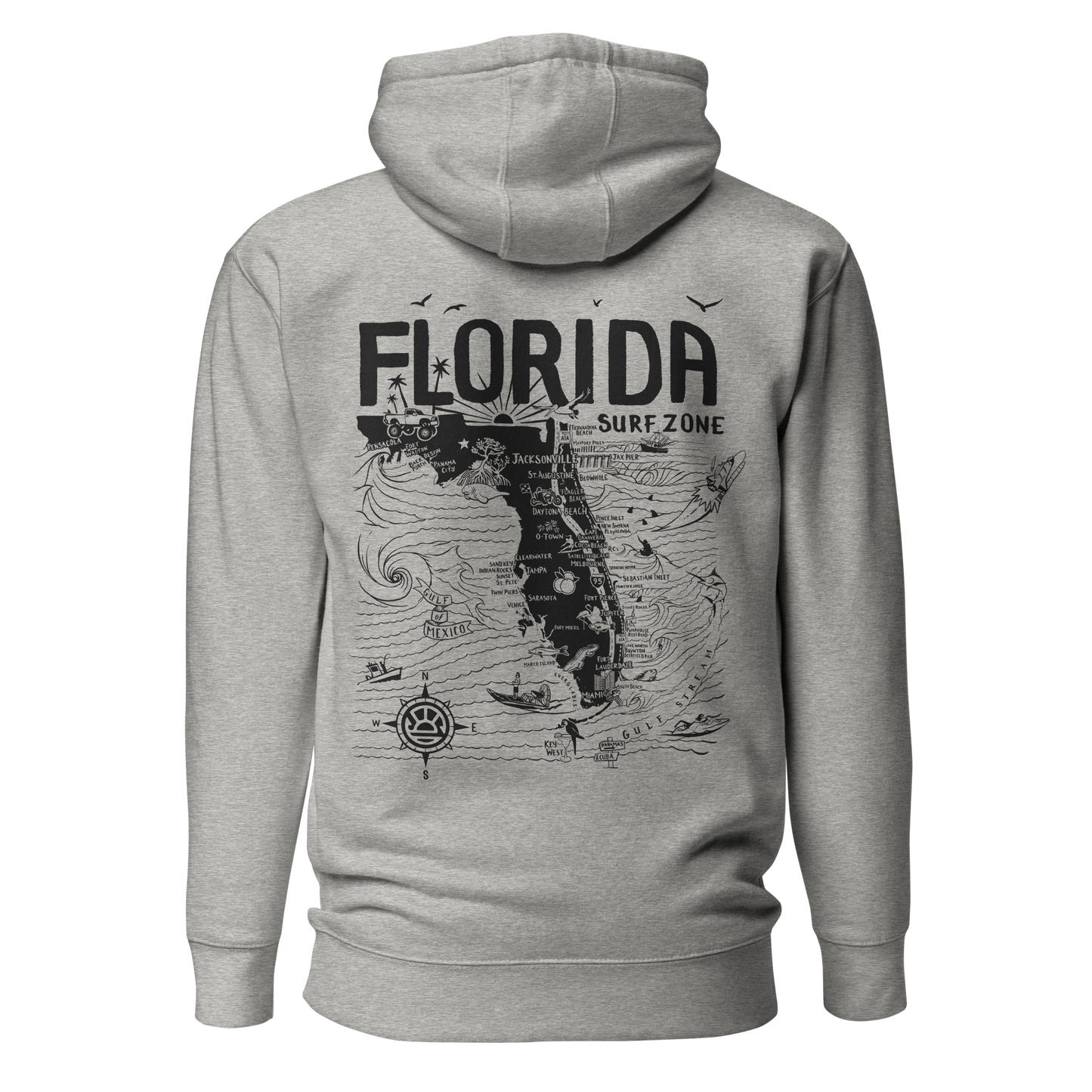 FLORIDA Unisex Map Hoodie