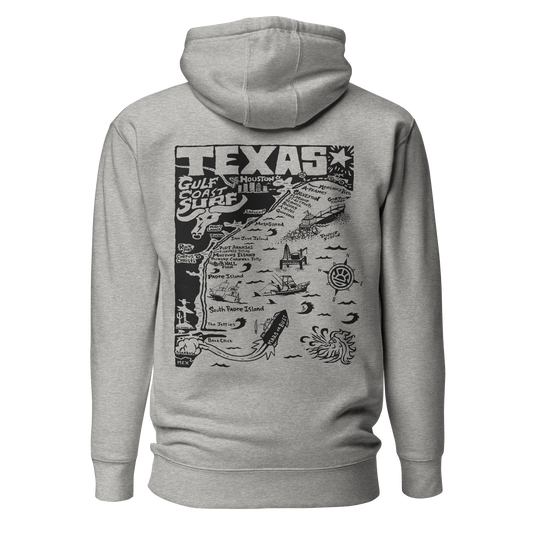 TEXAS Unisex Map Hoodie