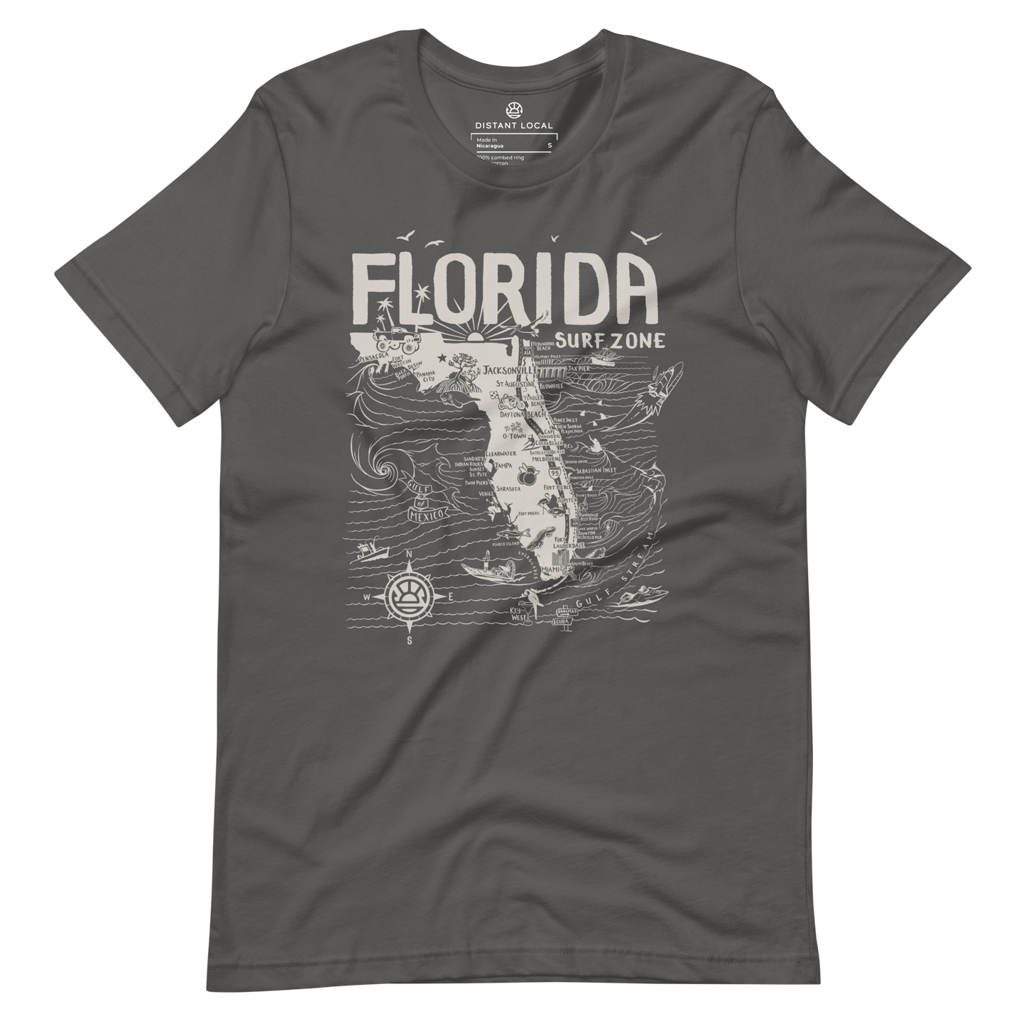 FLORIDA Unisex Map T-Shirt
