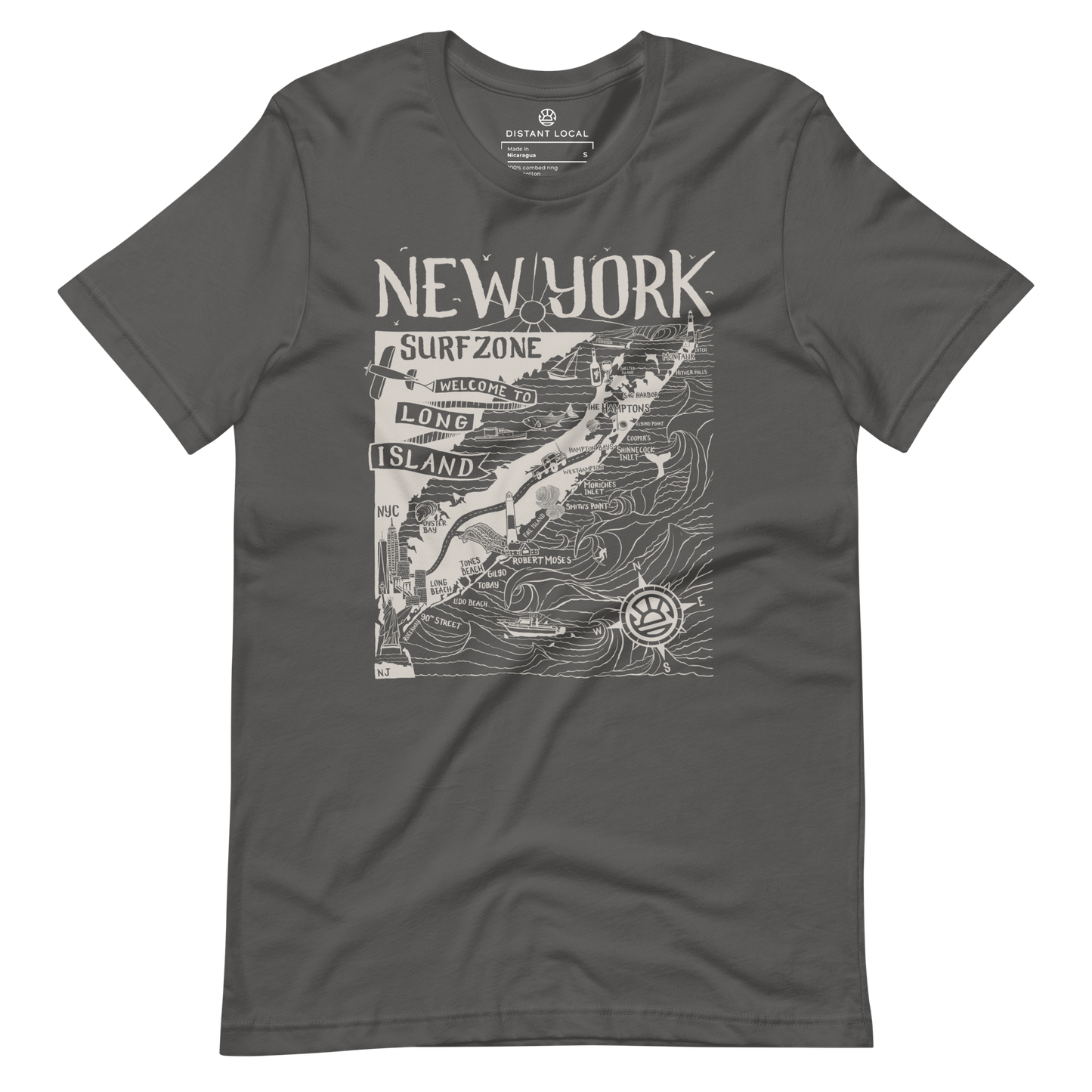 NEW YORK Unisex Map T-Shirt