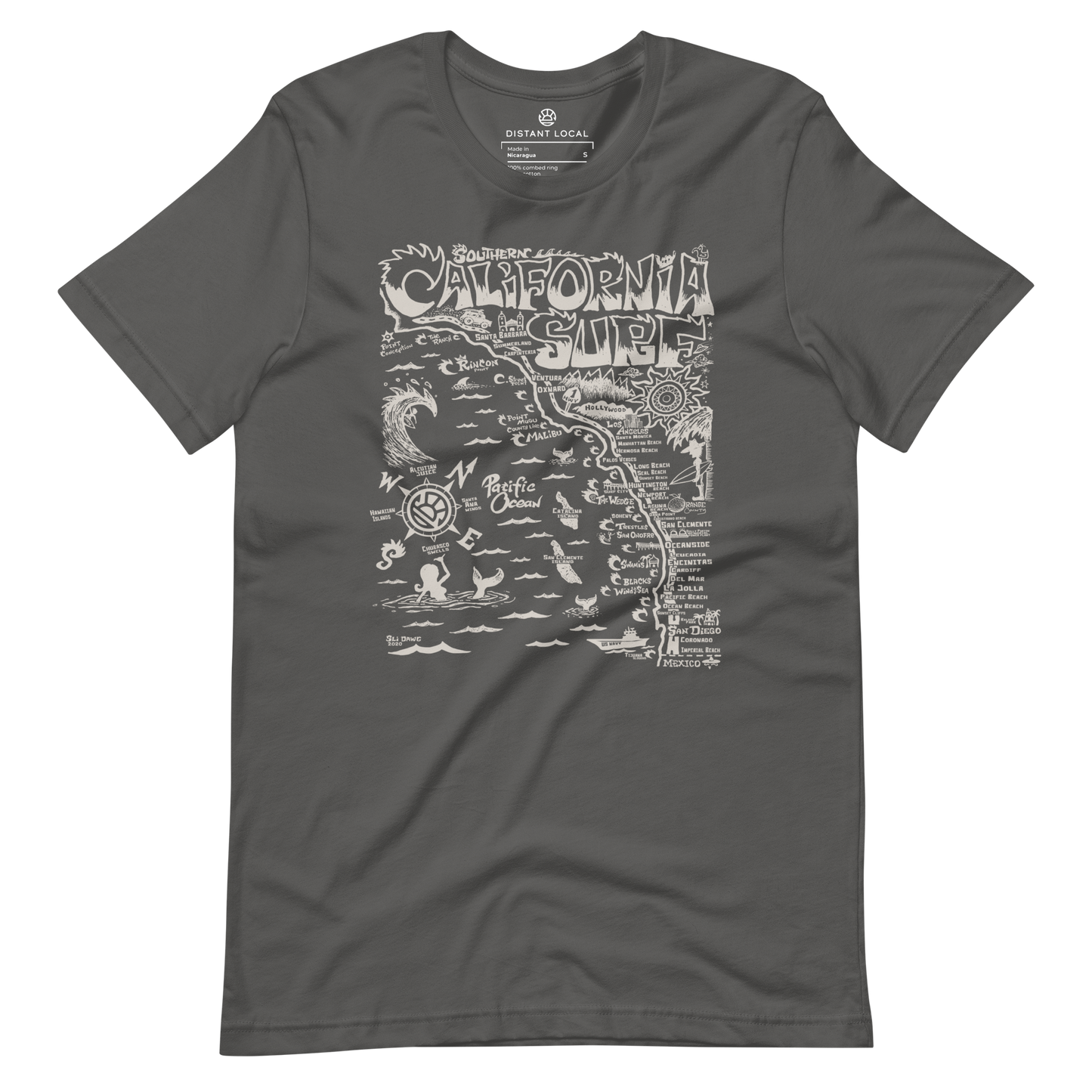 SOCAL Unisex Map T-Shirt