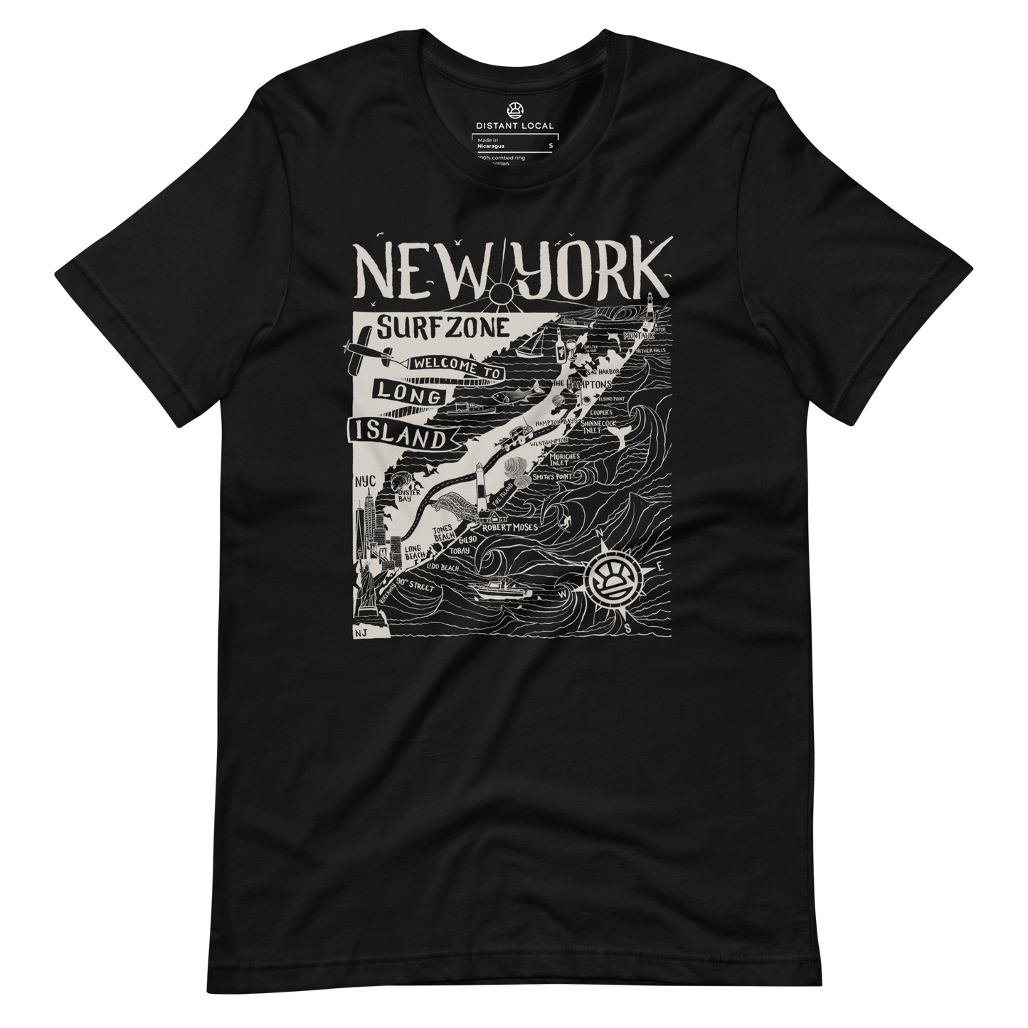 NEW YORK Unisex Map T-Shirt