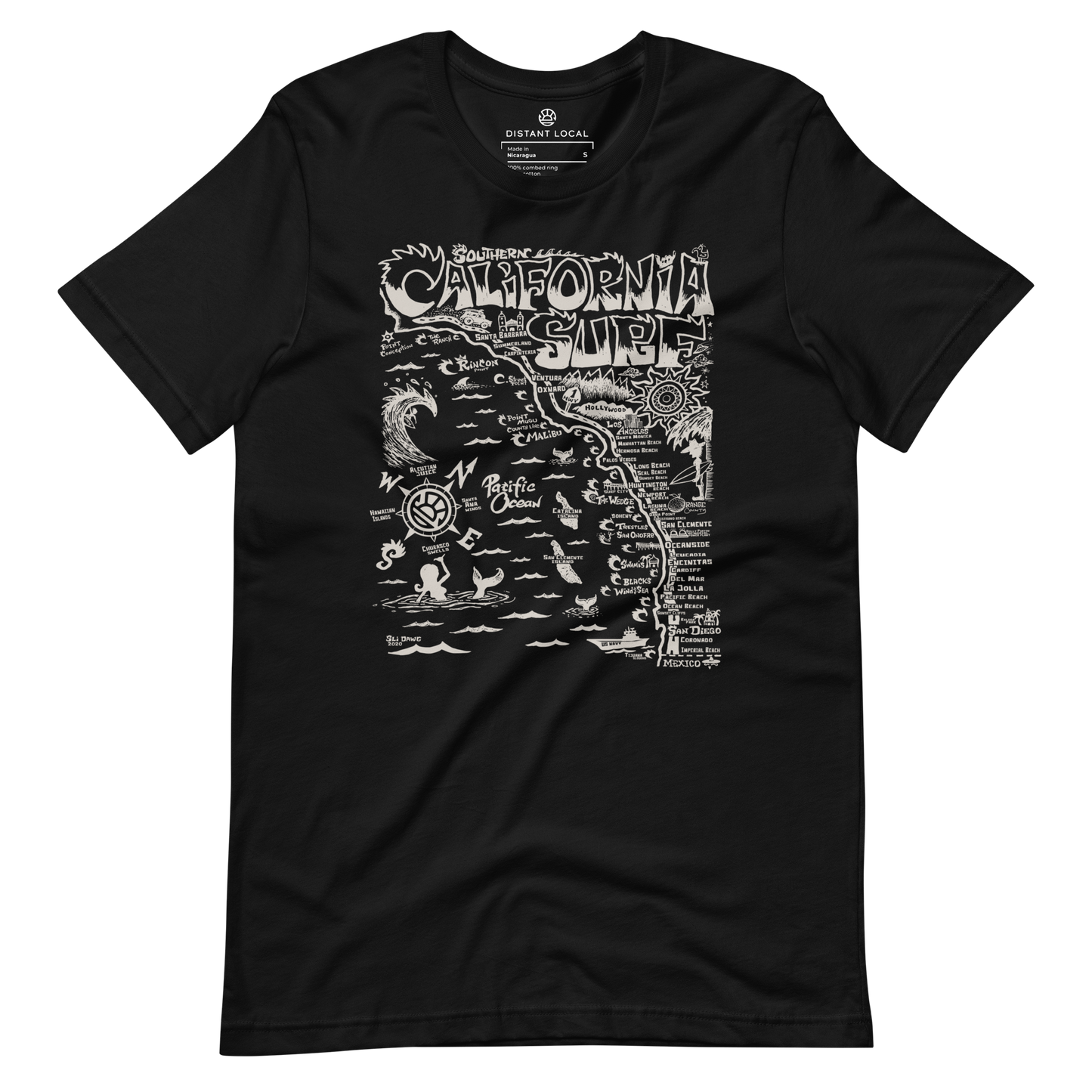 SOCAL Unisex Map T-Shirt