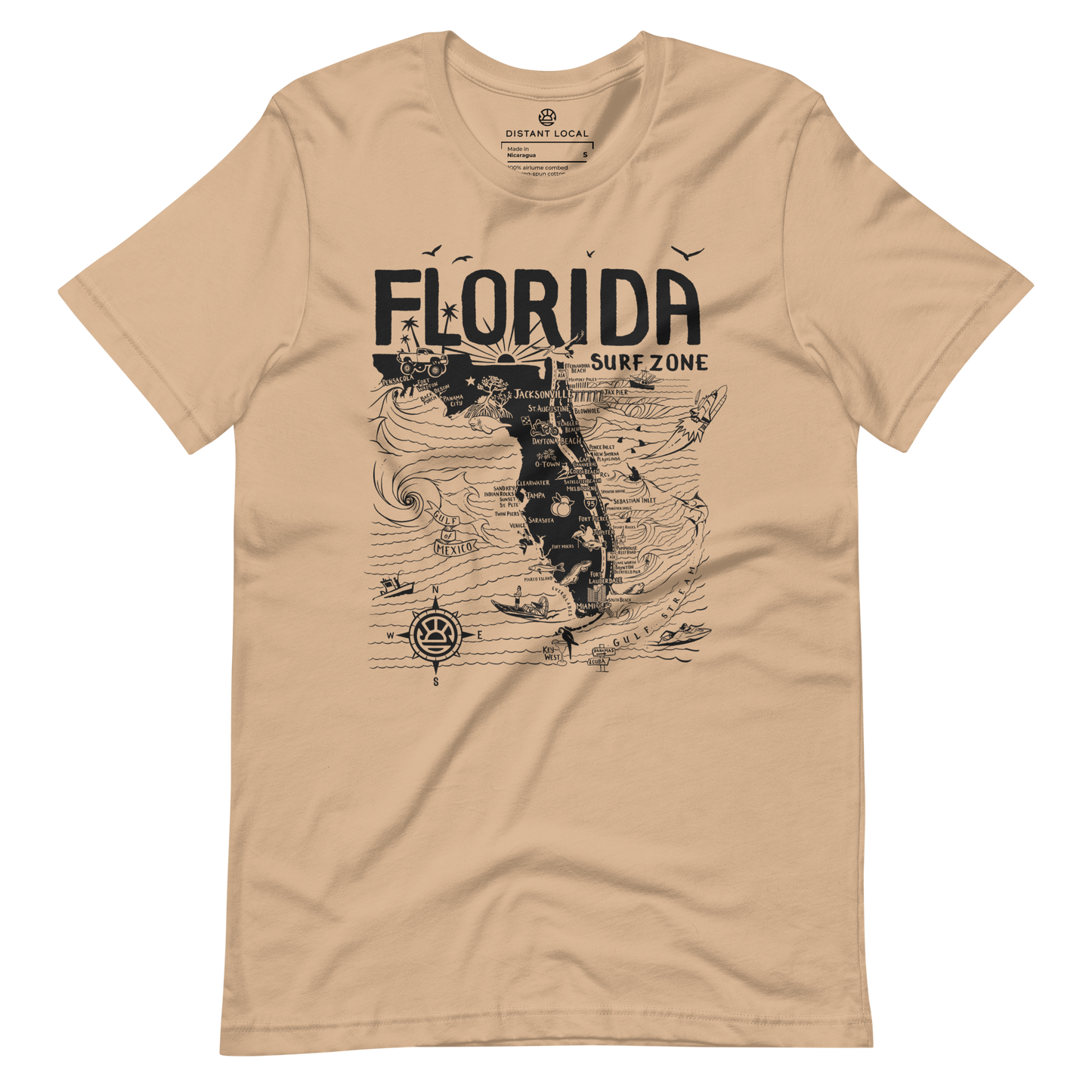 FLORIDA Unisex Map T-Shirt