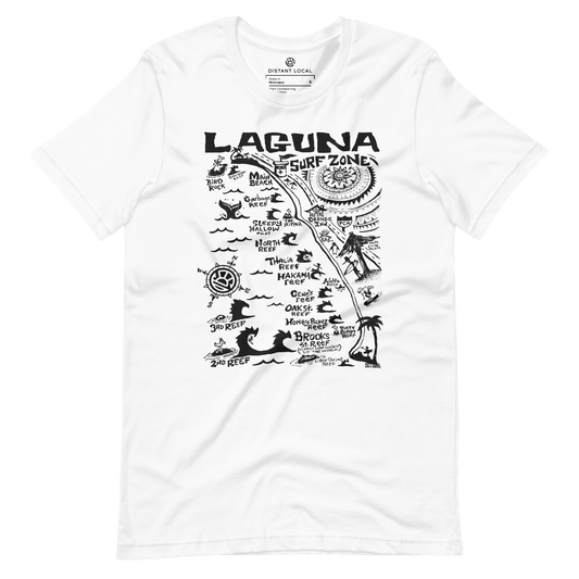 LAGUNA Unisex Map T-Shirt