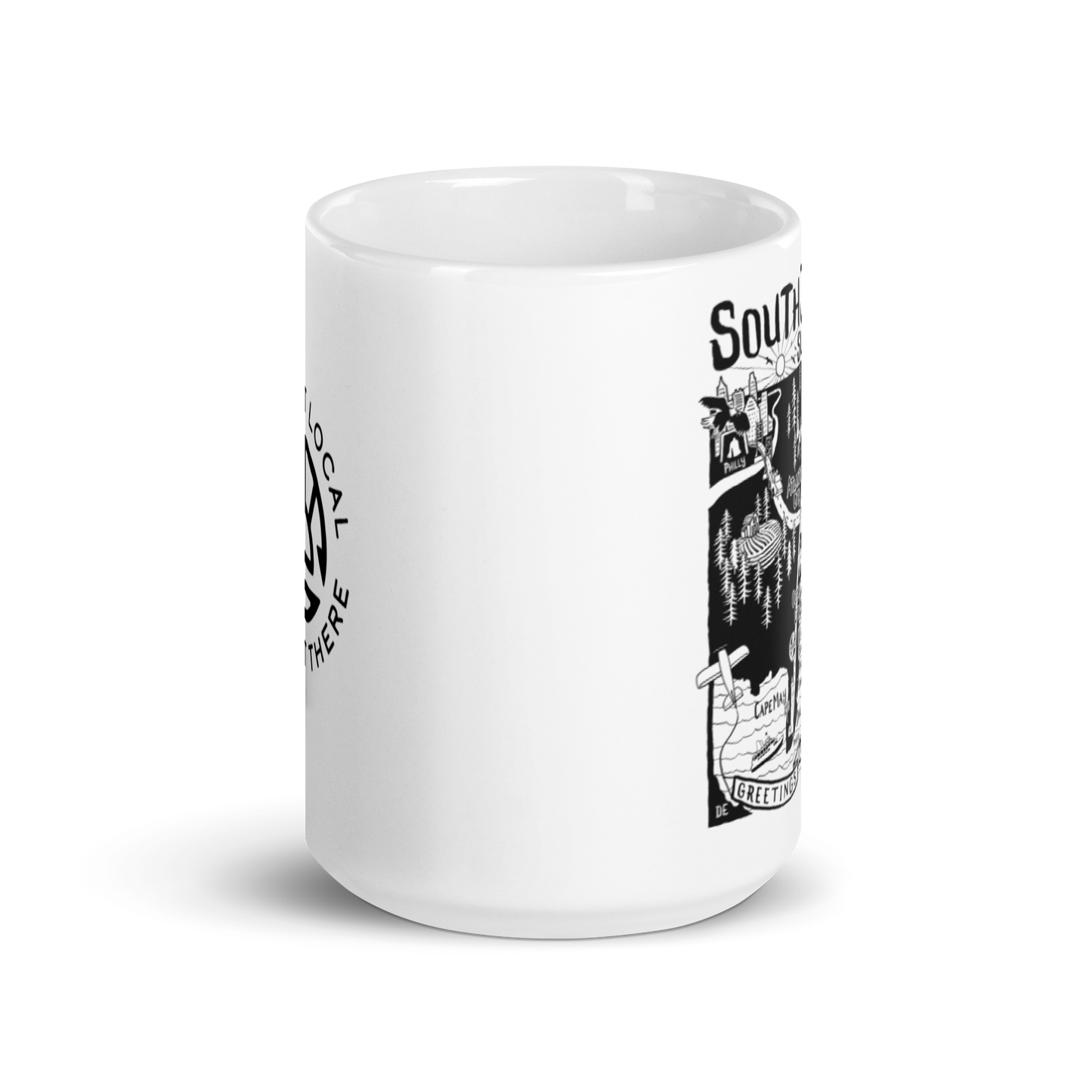 SOUTH JERSEY Map Mug