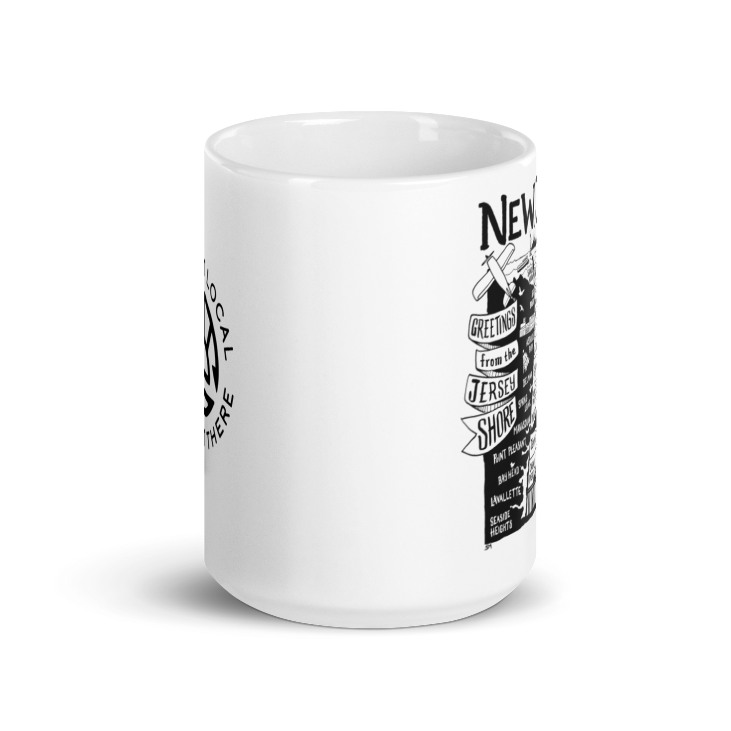 NORTH JERSEY Map Mug