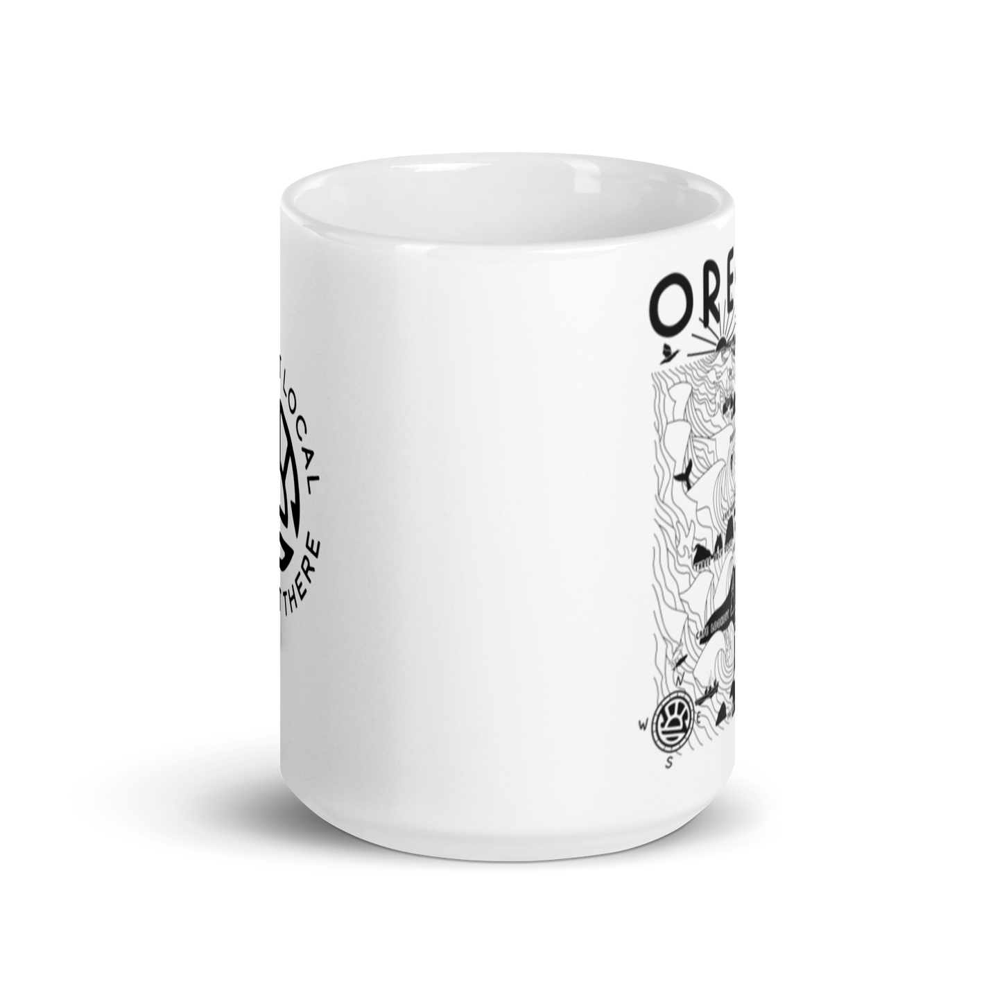 OREGON Map Mug