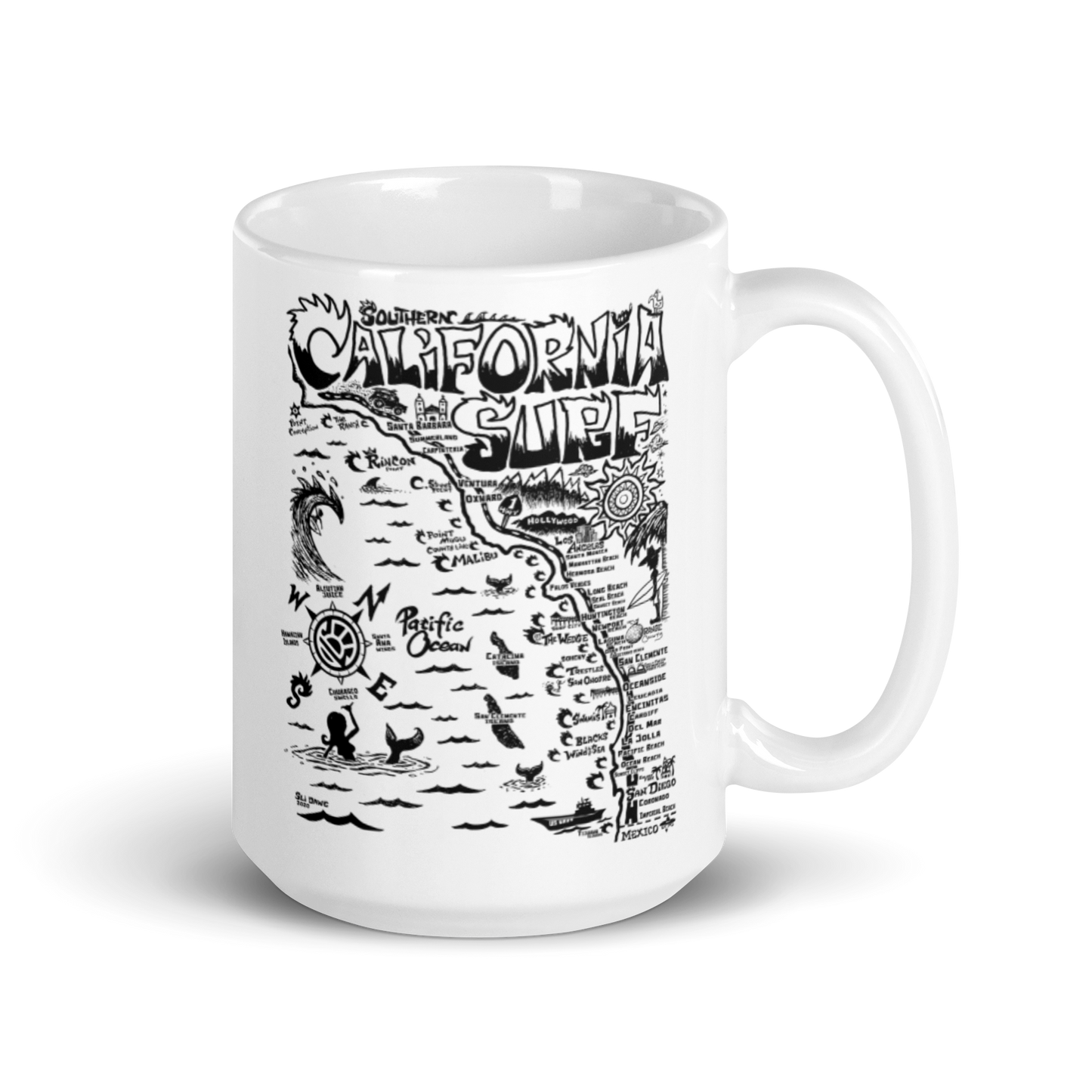 SOCAL Map Mug