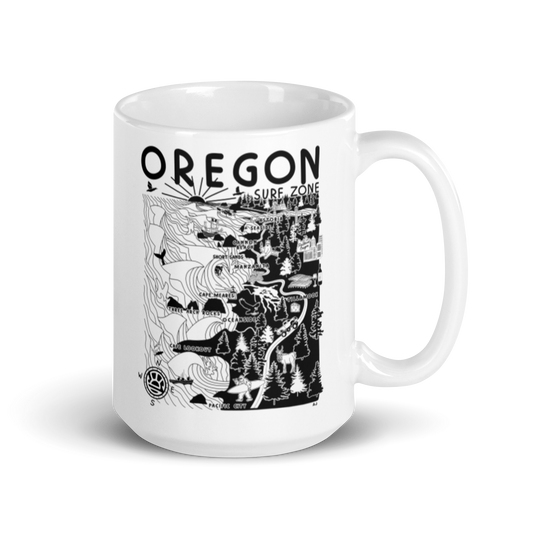 OREGON Map Mug