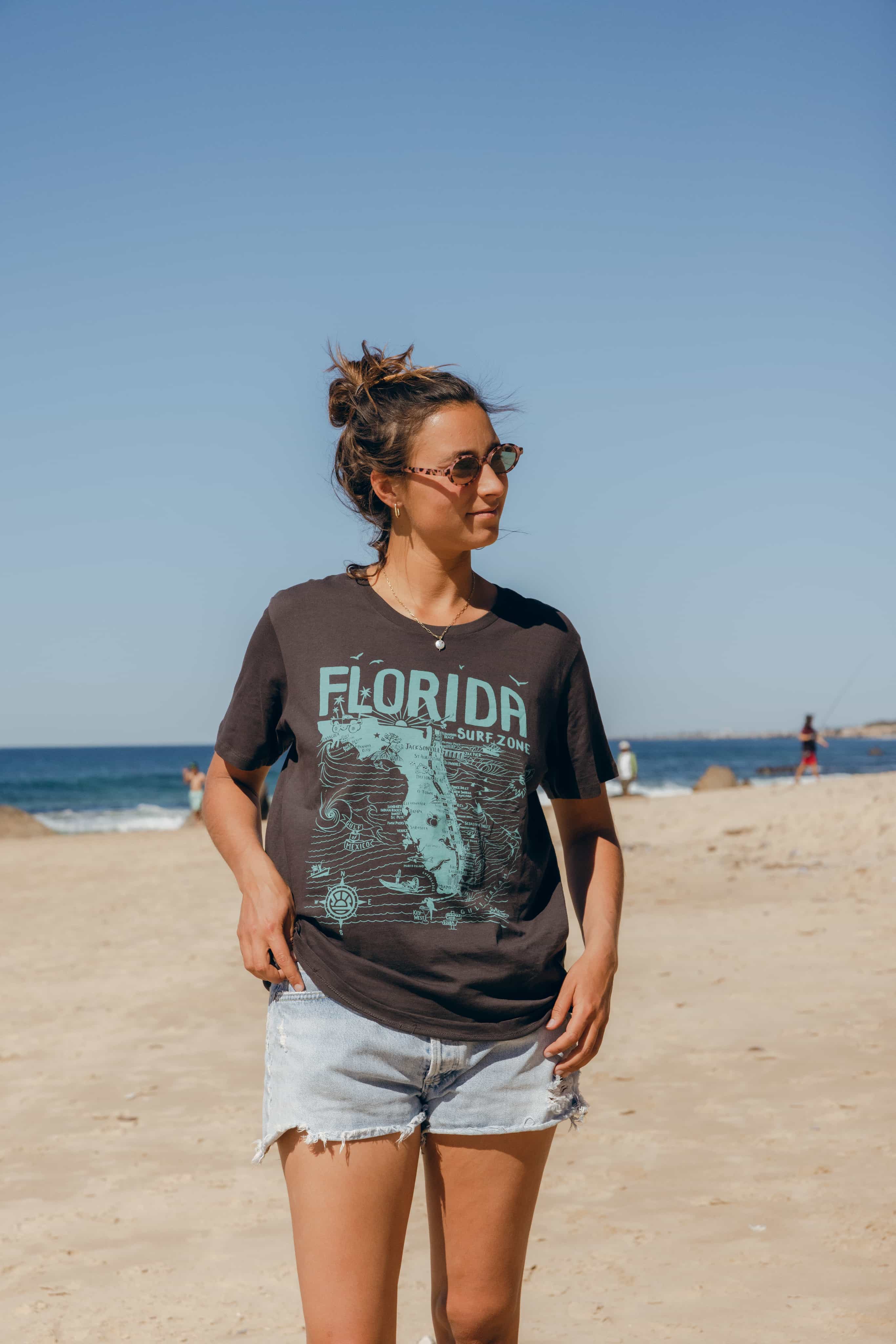 Florida Surf Map Collection | T-Shirts, Hoodies & Coastal Art
