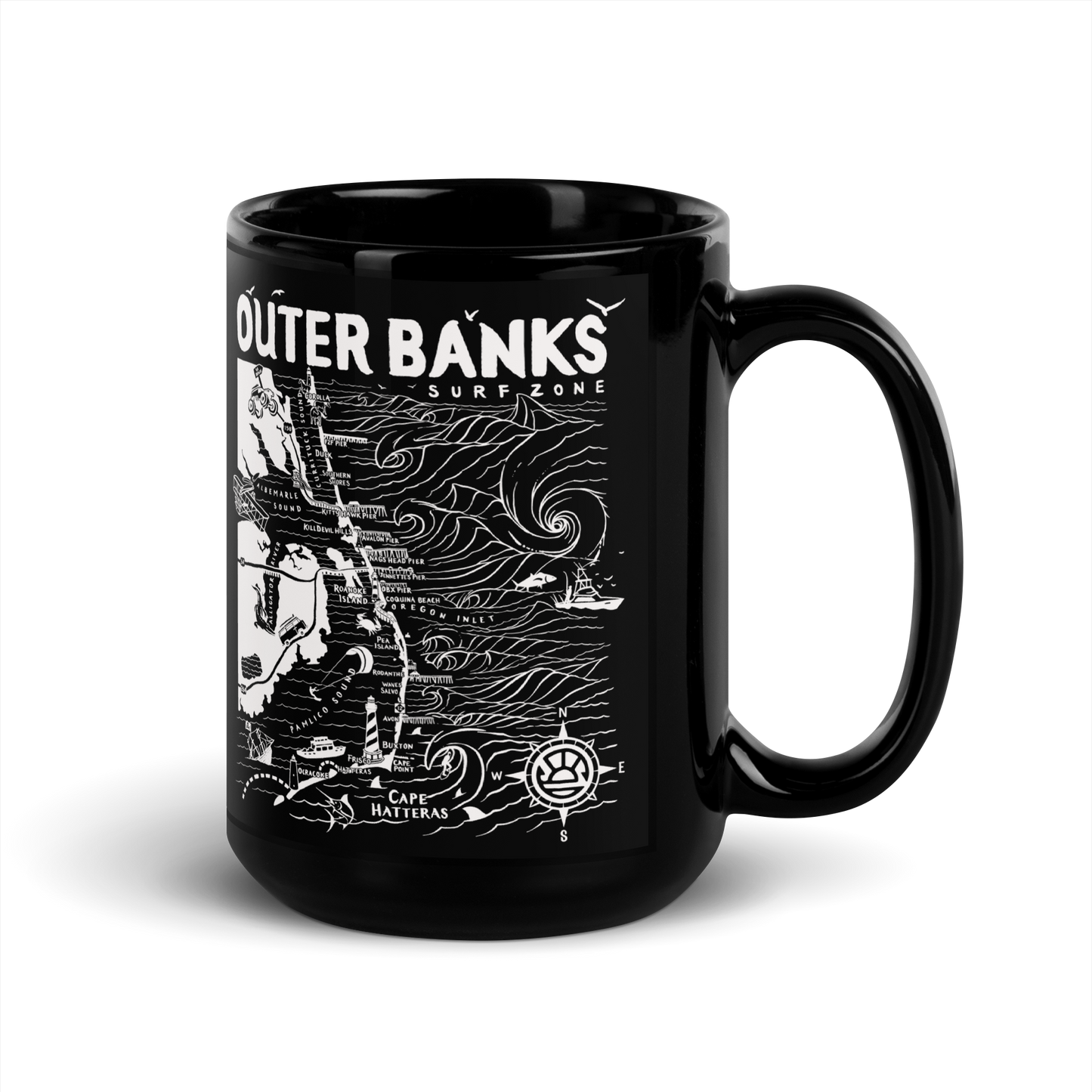 OUTER BANKS Map Mug