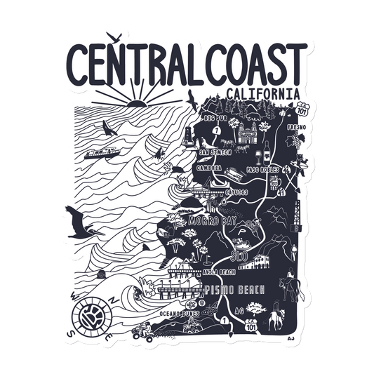 Central Coast California | Map Magnet