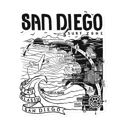 San Diego Surf Zone | Map Magnet