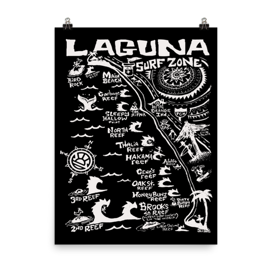 LAGUNA Map Poster