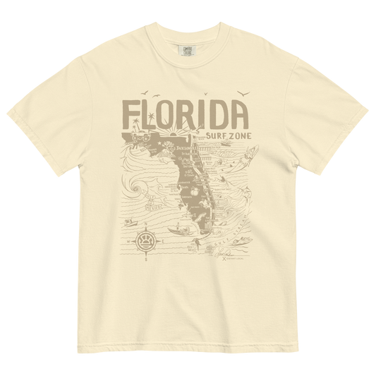 DL X LA "Classic" Unisex Florida Map T-Shirt