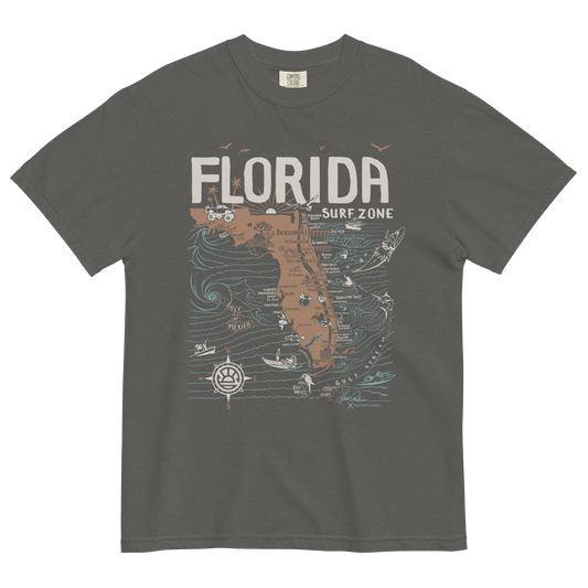 DL X LA "Sunrise" Unisex Florida Map T-Shirt