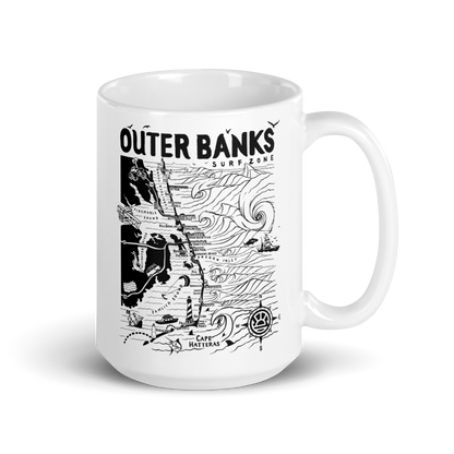 OUTER BANKS Map Mug