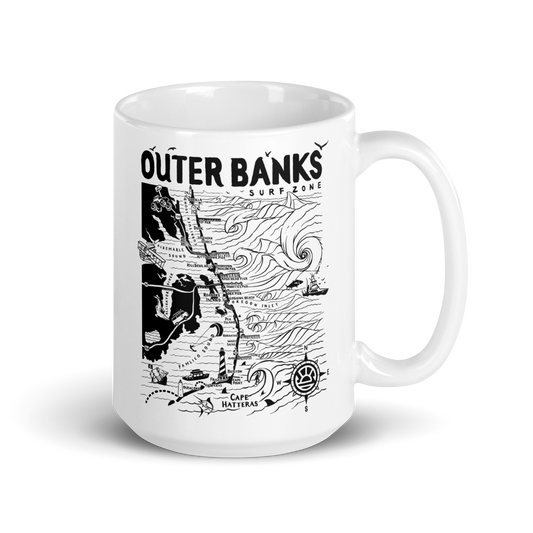 OUTER BANKS Map Mug