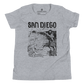SAN DIEGO Kids Unisex Map T-Shirt