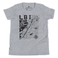 LONG BEACH ISLAND Kids Unisex Map T-Shirt