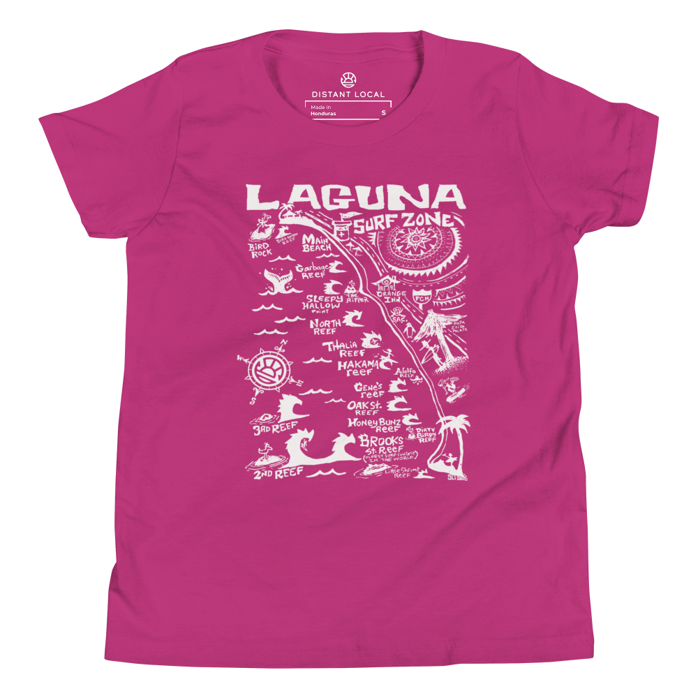 LAGUNA Kids Unisex Map T-Shirt