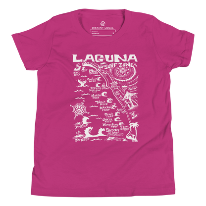 LAGUNA Kids Unisex Map T-Shirt