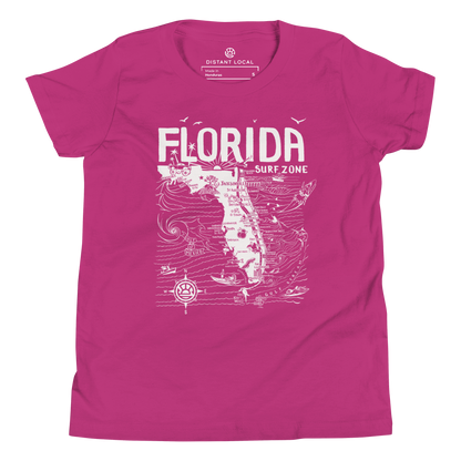 FLORIDA Kids Unisex Map T-Shirt