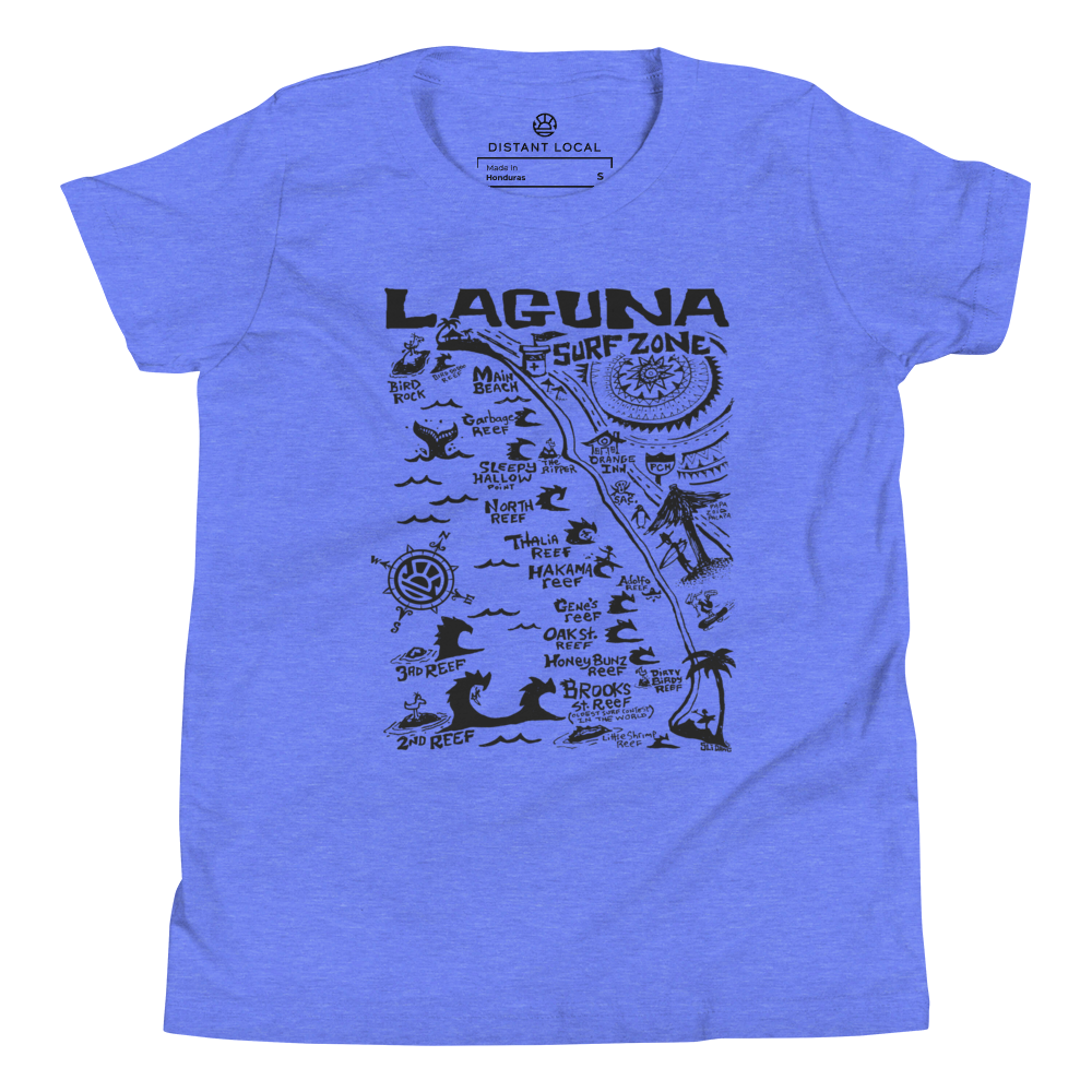 LAGUNA Kids Unisex Map T-Shirt