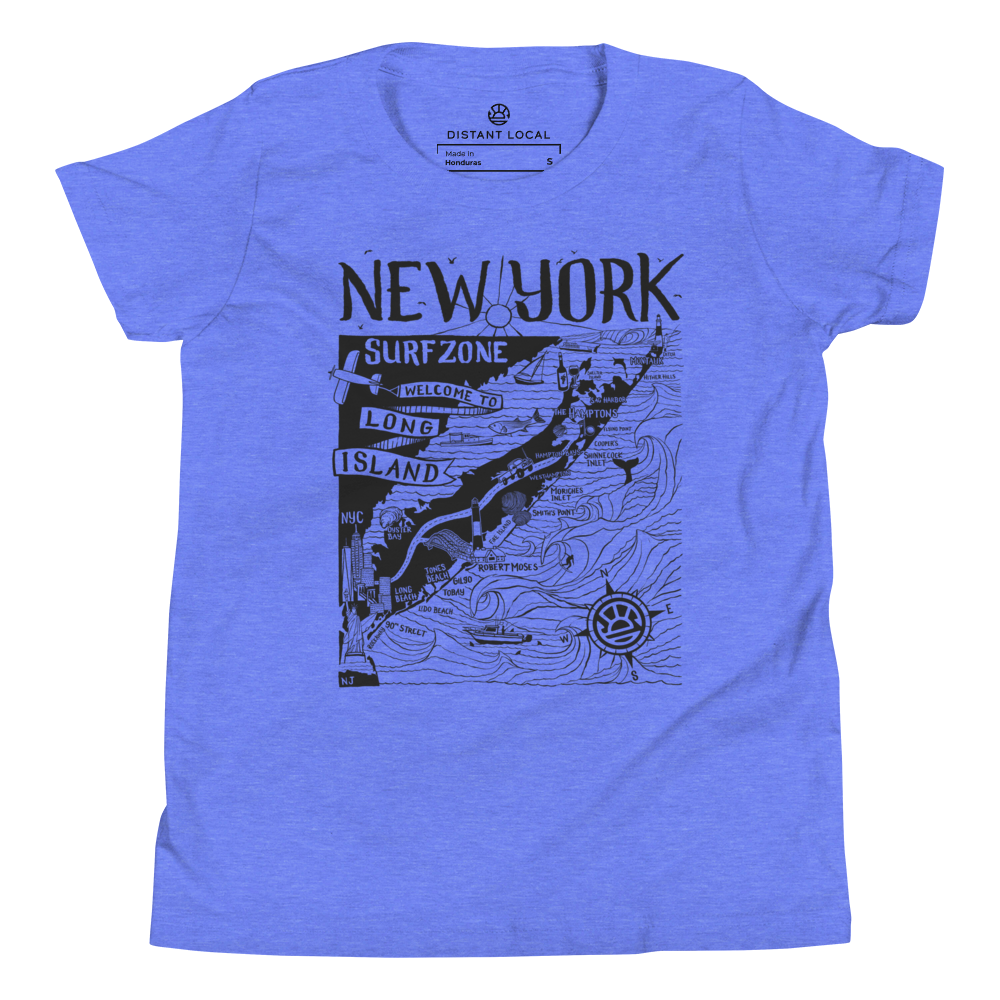 NEW YORK Kids Unisex Map T-Shirt