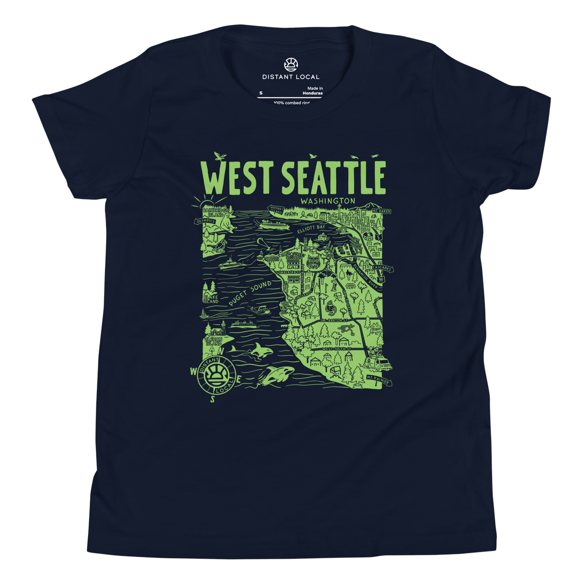 WEST SEATTLE Youth Short Sleeve T-Shirt