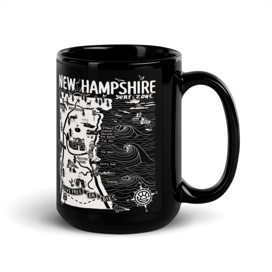 NEW HAMPSHIRE Map Mug