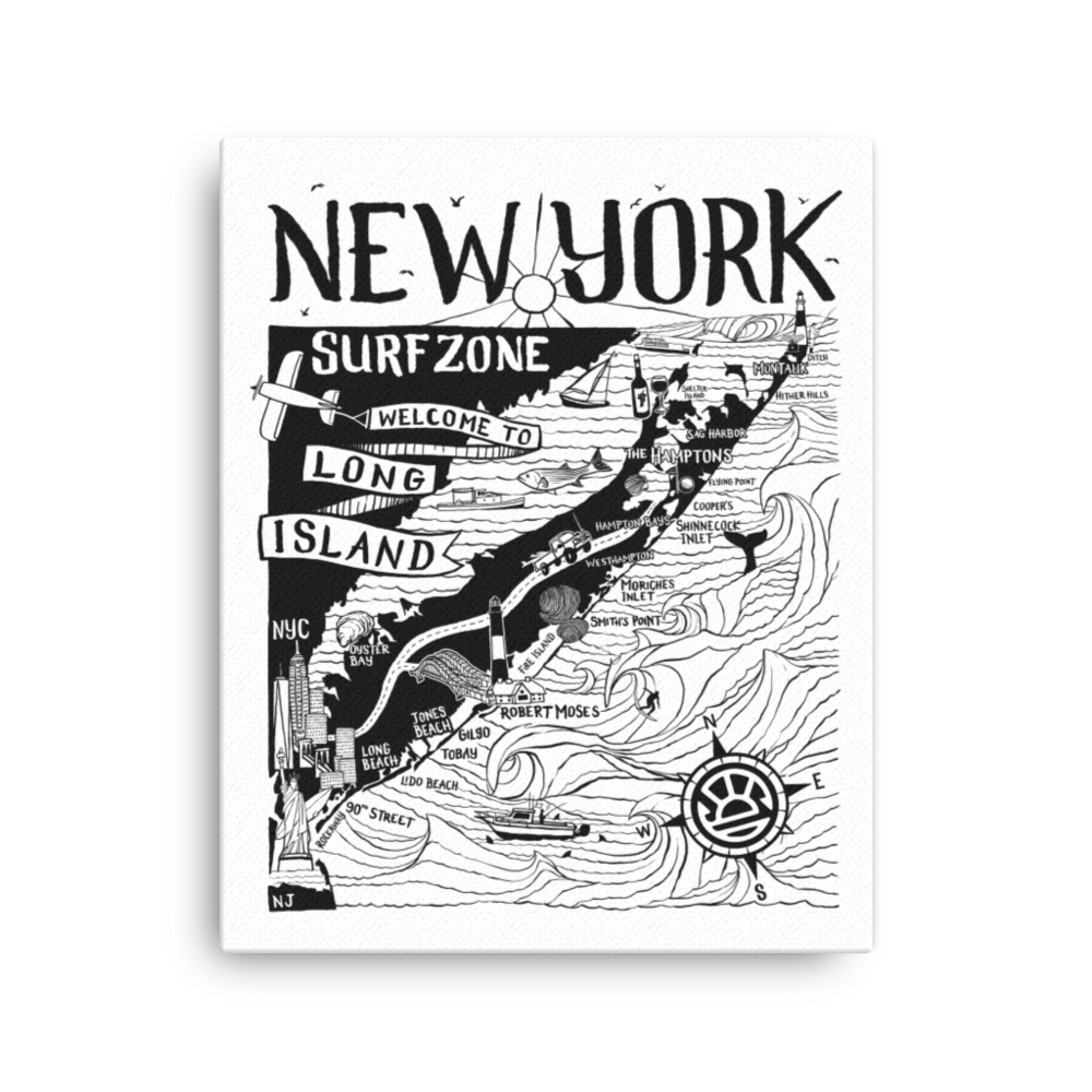 NEW YORK Map Canvas