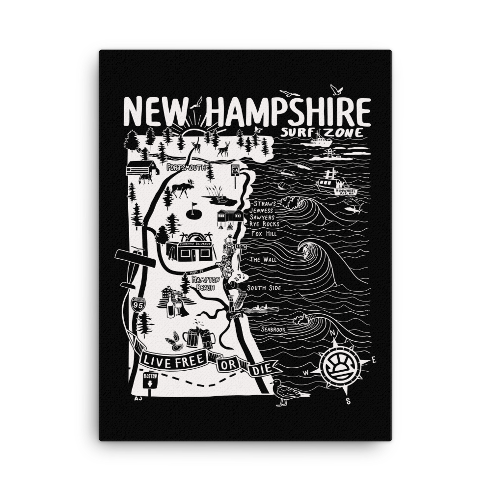 NEW HAMPSHIRE Map Canvas