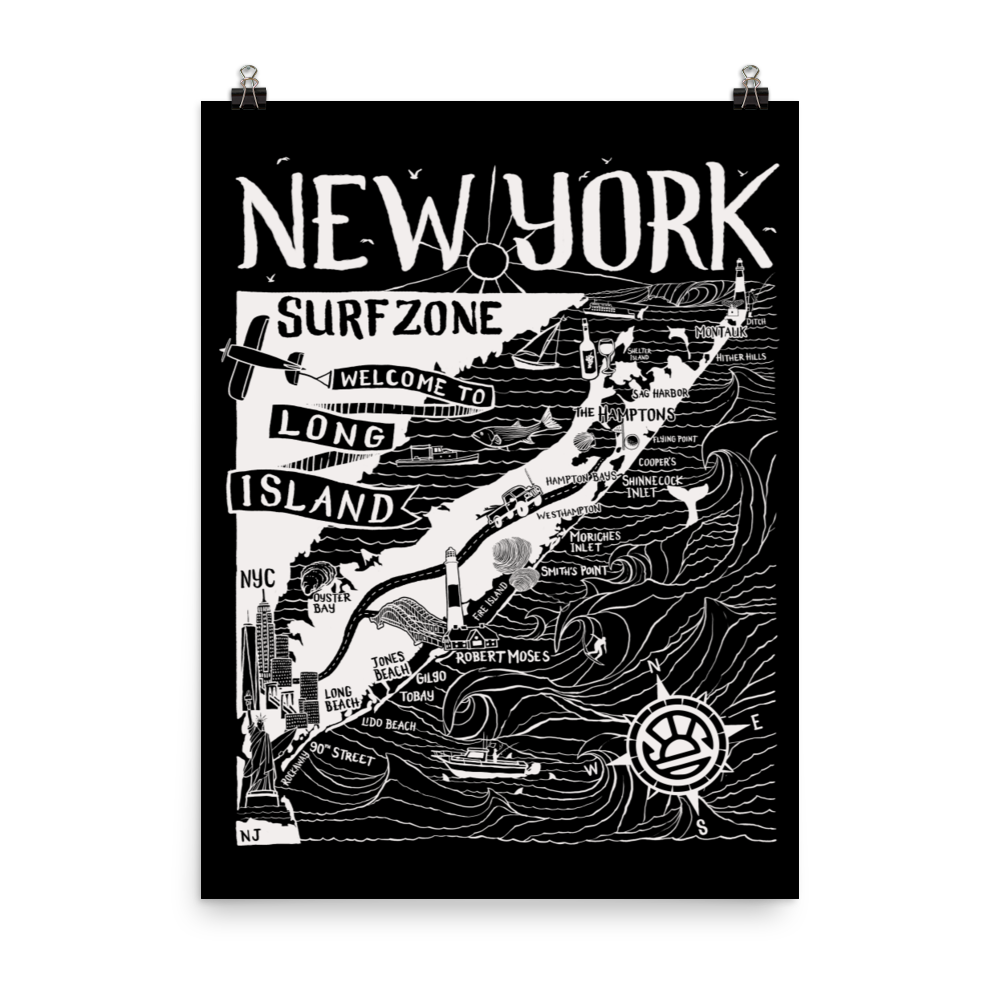 NEW YORK Map Poster