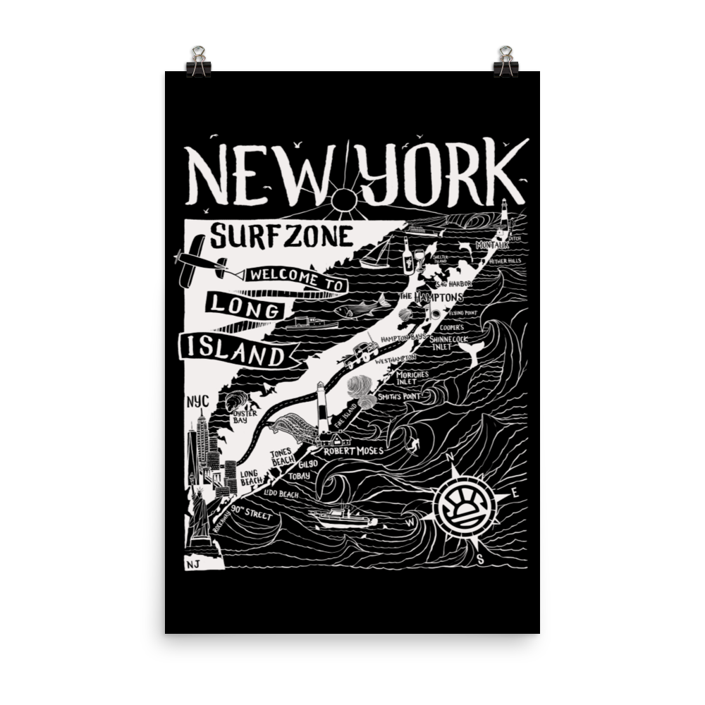 NEW YORK Map Poster