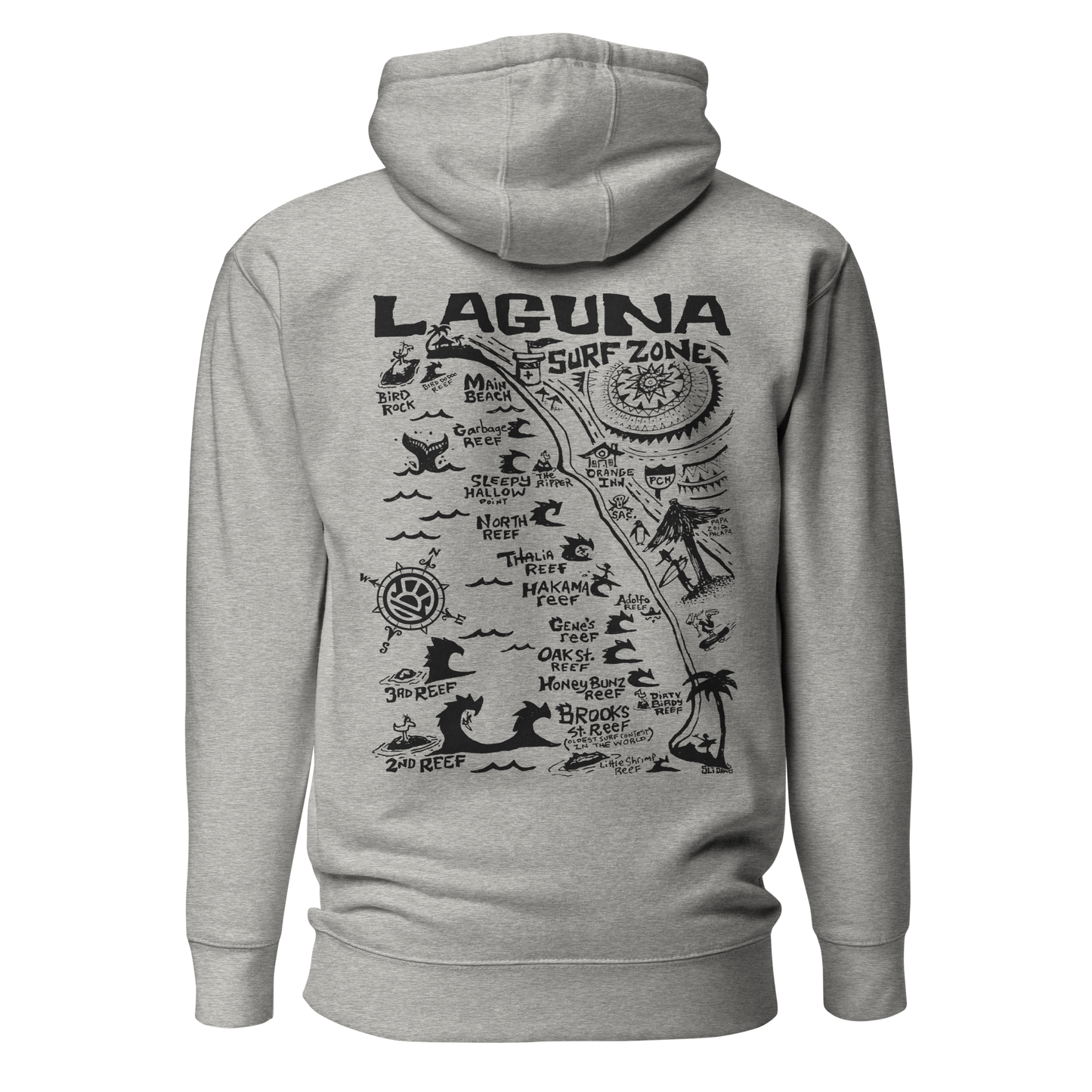 LAGUNA Unisex Map Hoodie