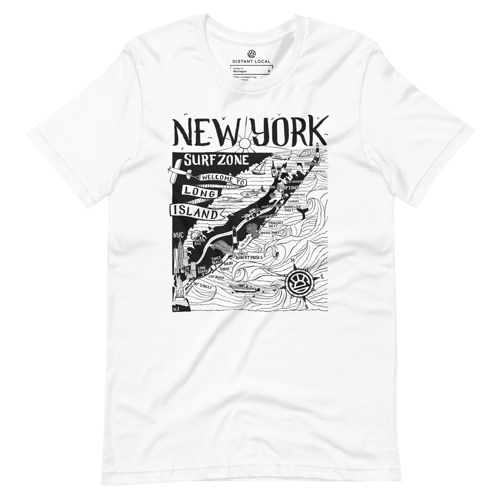 New York City Long Sleeve Shirt - MAP Fill - NerdKungFu